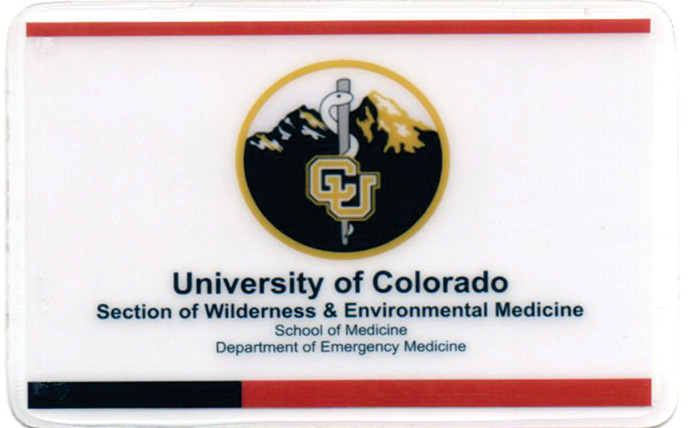 Juventino Martin Albino Caldua University of Colorado seção de Wilderness & Environmental Medicine - Wilderness First Aid